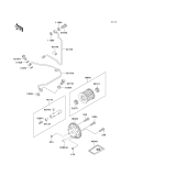 KAWASAKI, KLF220-A5 1992,KLF220-A6 1993,KLF220-A7 1994,KLF220-A8 1995,KLF220-A8A 1995, OIL PUMP