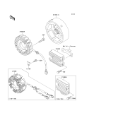 KAWASAKI, KLF220-A5 1992,KLF220-A6 1993,KLF220-A7 1994,KLF220-A8 1995,KLF220-A8A 1995, GENERATOR