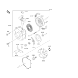 KAWASAKI, KLF220-A5 1992,KLF220-A6 1993,KLF220-A7 1994,KLF220-A8 1995,KLF220-A8A 1995, RECOIL STARTER