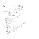 KAWASAKI, KLF220-A5 1992,KLF220-A6 1993,KLF220-A7 1994,KLF220-A8 1995,KLF220-A8A 1995, REAR AXLE