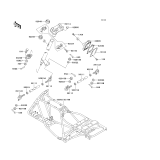KAWASAKI, KLF220-A5 1992,KLF220-A6 1993,KLF220-A7 1994,KLF220-A8 1995,KLF220-A8A 1995, FRAME