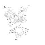 KAWASAKI, KLF220-A5 1992,KLF220-A6 1993,KLF220-A7 1994,KLF220-A8 1995,KLF220-A8A 1995, FRAME FITTINGS