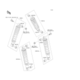 KAWASAKI, KLF220-A5 1992,KLF220-A6 1993,KLF220-A7 1994,KLF220-A8 1995,KLF220-A8A 1995, SHOCK ABSORBER(S)