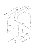 KAWASAKI, KLF220-A5 1992,KLF220-A6 1993,KLF220-A7 1994,KLF220-A8 1995,KLF220-A8A 1995, CABLES