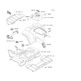 KAWASAKI, KLF220-A5 1992,KLF220-A6 1993,KLF220-A7 1994,KLF220-A8 1995,KLF220-A8A 1995, LABELS