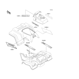 KAWASAKI, KLF220-A5 1992,KLF220-A6 1993,KLF220-A7 1994,KLF220-A8 1995,KLF220-A8A 1995, DECALS(AS)