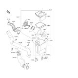 KAWASAKI, KLF300-C9 1997, AIR CLEANER