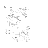 KAWASAKI, KLF300-C9 1997, MUFFLER(S)