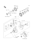 KAWASAKI, KLF300-C9 1997, CRANKSHAFT