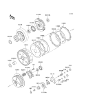 KAWASAKI, KLF300-C9 1997, CLUTCH