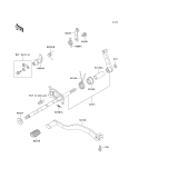 KAWASAKI, KLF300-C9 1997, GEAR CHANGE MECHANISM