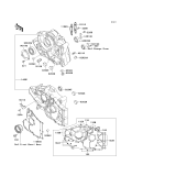 KAWASAKI, KLF300-C9 1997, CRANKCASE