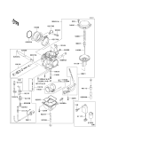 KAWASAKI, KLF300-C9 1997, CARBURETOR