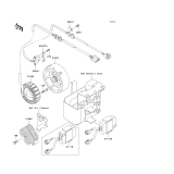 KAWASAKI, KLF300-C9 1997, GENERATOR