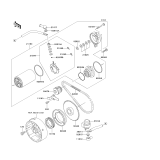 KAWASAKI, KLF300-C9 1997, STARTER MOTOR