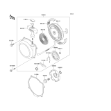 KAWASAKI, KLF300-C9 1997, RECOIL STARTER