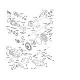 KAWASAKI, KLF300-C9 1997, DRIVE SHAFT(1/2)(REAR)