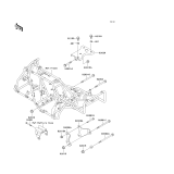 KAWASAKI, KLF300-C9 1997, FRAME FITTINGS