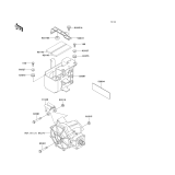 KAWASAKI, KLF300-C9 1997, BATTERY CASE