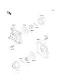 KAWASAKI, KLF300-C9 1997, FRONT HUB