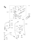 KAWASAKI, KLF300-C9 1997, FRONT MASTER CYLINDER
