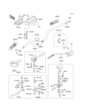 KAWASAKI, KLF300-C9 1997, HANDLEBAR