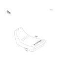 KAWASAKI, KLF300-C9 1997, SEAT