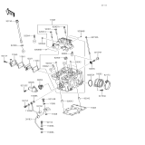KAWASAKI, BR250FHF 2017, CYLINDER HEAD
