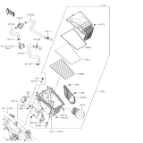 KAWASAKI, BR250FHF 2017, AIR CLEANER