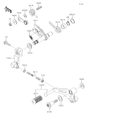 KAWASAKI, BR250FHF 2017, GEAR CHANGE MECHANISM
