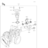 KAWASAKI, BR250FHF 2017, THROTTLE