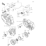 KAWASAKI, BR250FHF 2017, STARTER MOTOR