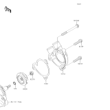 KAWASAKI, BR250FHF 2017, WATER PUMP