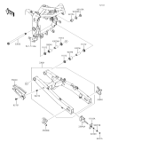 KAWASAKI, BR250FHF 2017, SWINGARM