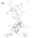 KAWASAKI, BR250FHF 2017, FRONT FENDER(S)