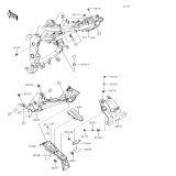 KAWASAKI, BR250FHF 2017, REAR FENDER(S)