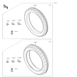 KAWASAKI, BR250FHF 2017, TIRES