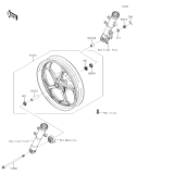 KAWASAKI, BR250FHF 2017, FRONT HUB