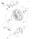 KAWASAKI, BR250FHF 2017, REAR HUB