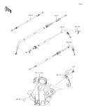 KAWASAKI, BR250FHF 2017, CABLES