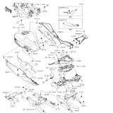 KAWASAKI, BR250FHF 2017, SIDE COVERS/CHAIN COVER