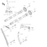 KAWASAKI, ZR900FLF 2020, CAMSHAFT(S)/TENSIONER