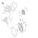 KAWASAKI, ZR900FLF 2020, ENGINE COVER(S)