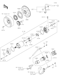 KAWASAKI, ZR900FLF 2020, STARTER MOTOR