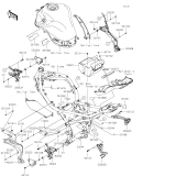 KAWASAKI, ZR900FLF 2020, FRAME FITTINGS