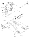 KAWASAKI, ZR900FLF 2020, SWINGARM
