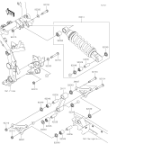 KAWASAKI, ZR900FLF 2020, SUSPENSION/SHOCK ABSORBER