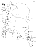 KAWASAKI, ZR900FLF 2020, BRAKE PIPING
