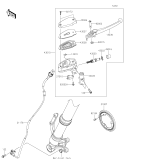 KAWASAKI, ZR900FLF 2020, FRONT MASTER CYLINDER