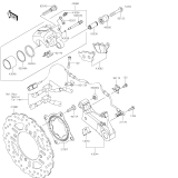 KAWASAKI, ZR900FLF 2020, REAR BRAKE